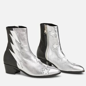 Modern Vice The Original Bolt Silver/White/Black Boots